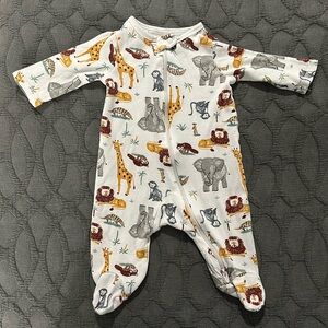 Safari animals onesie